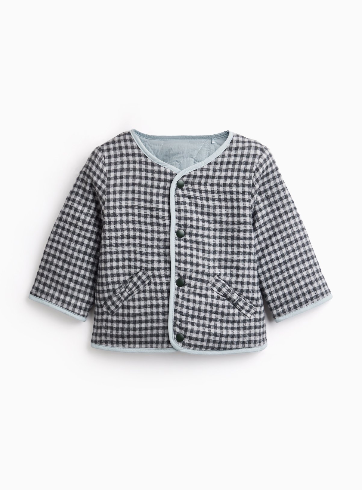 Mono Reversible Check Jacket Up to 3 mths - Image 1 thumbnail